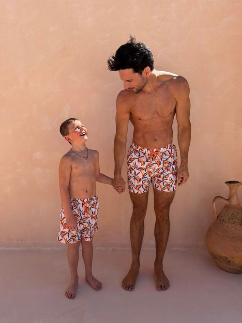 Never Fully Dressed Cream Banana Swim Shorts image 1