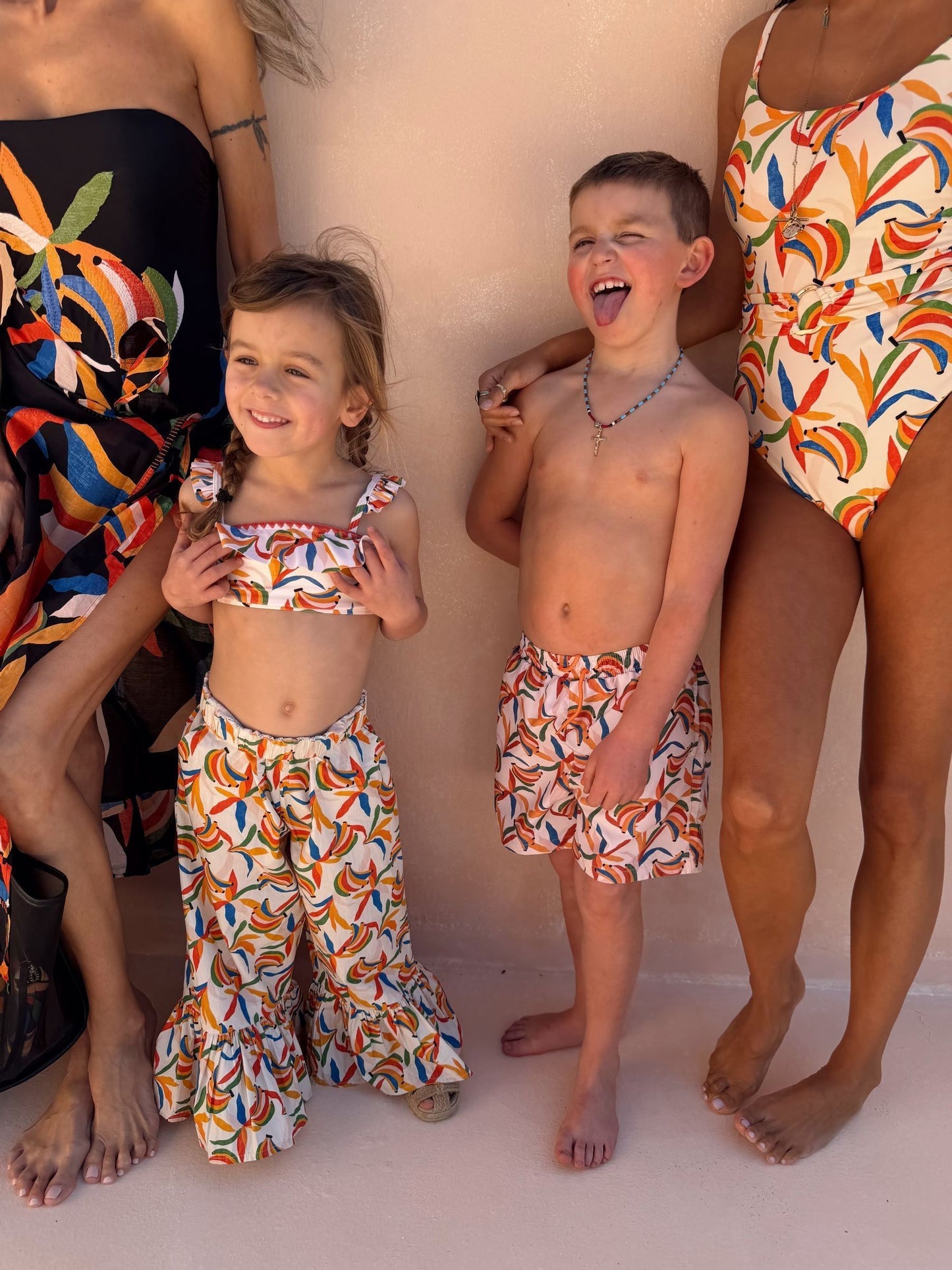 Never Fully Dressed Cream Banana Swim Shorts image 2