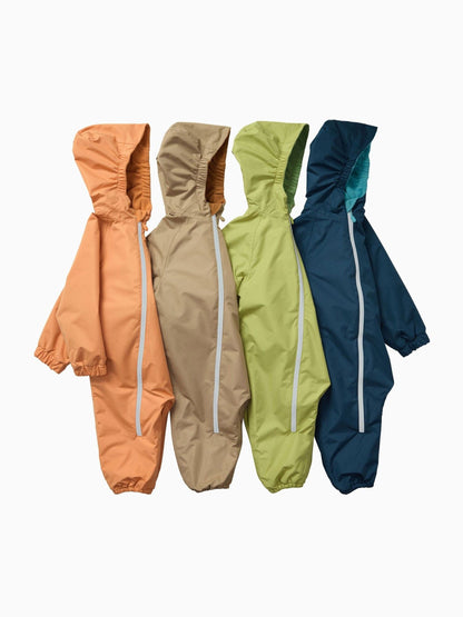 Dsiney Kidz - KIDLY by MORI Orange Fleece Lined Puddlesuit image 5