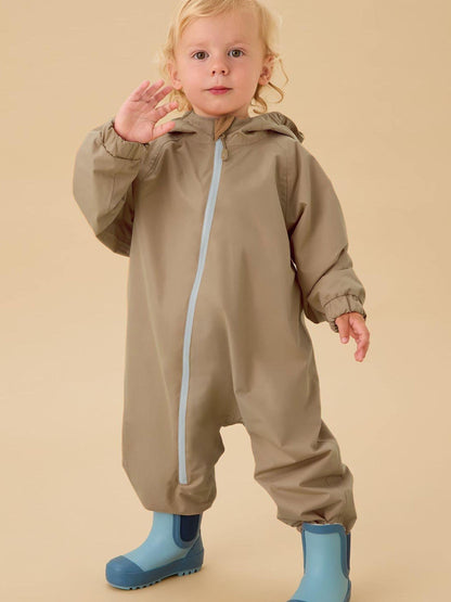 Dsiney Kidz - KIDLY by MORI Grey Fleece Lined Puddlesuit image 1