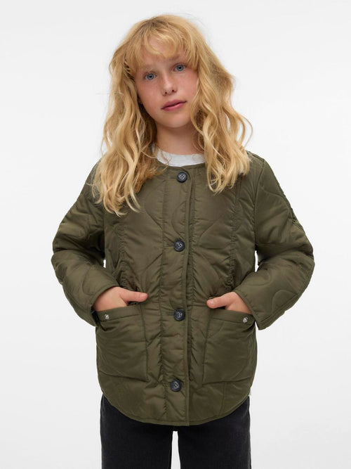 Dsiney Kidz - VERO MODA Green Quilted Jacket image 1