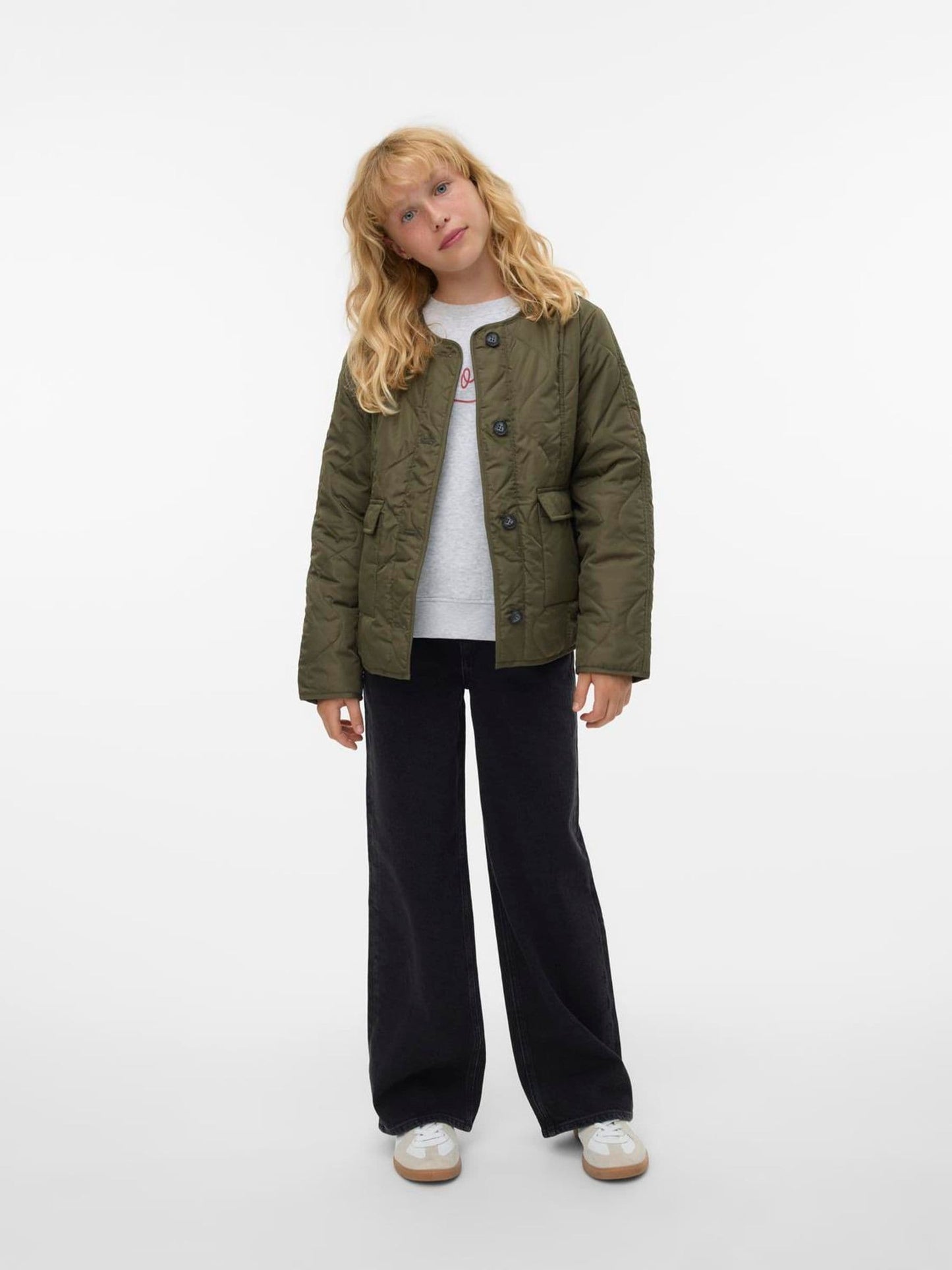Dsiney Kidz - VERO MODA Green Quilted Jacket image 2
