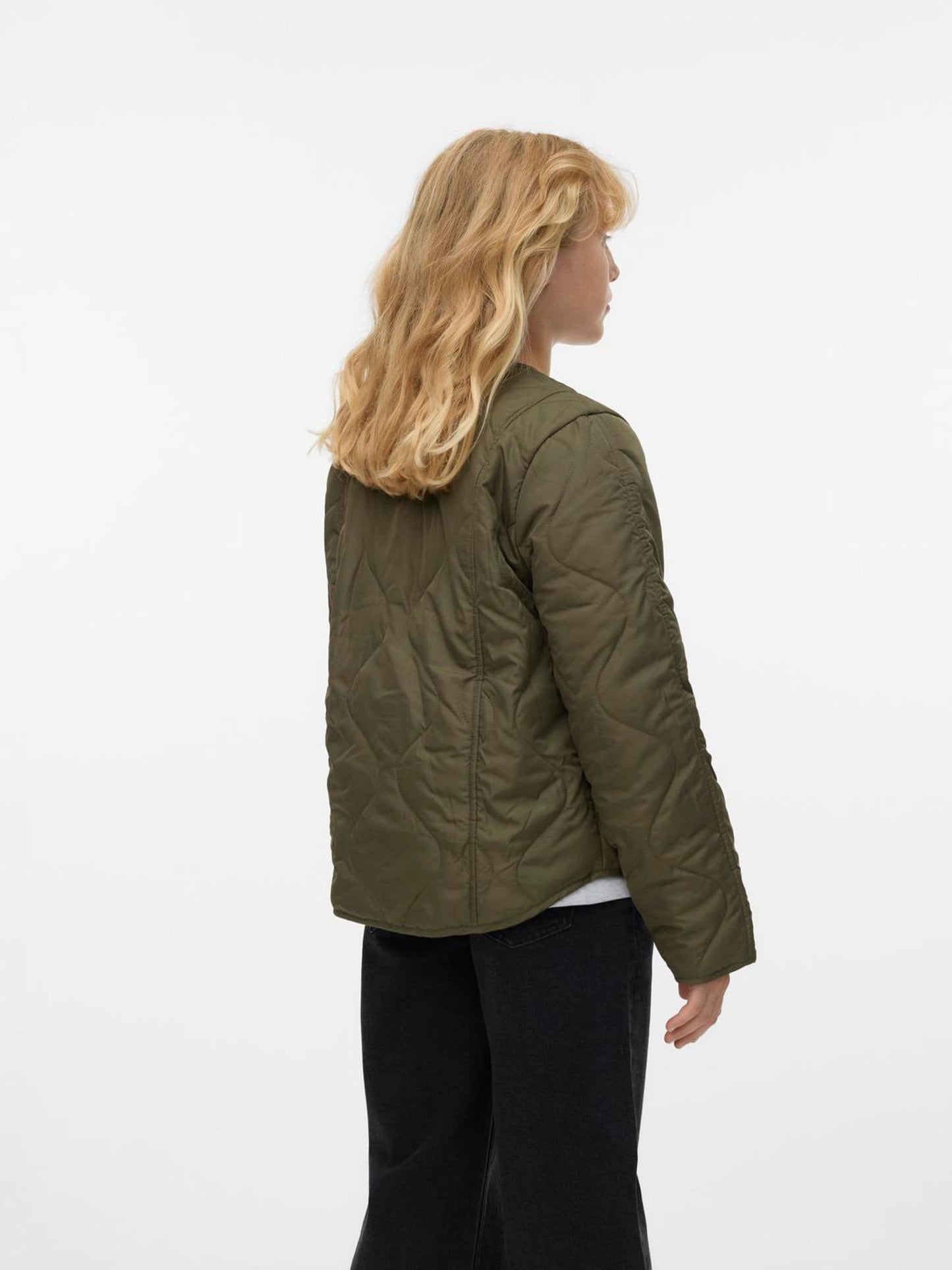 Dsiney Kidz - VERO MODA Green Quilted Jacket image 3