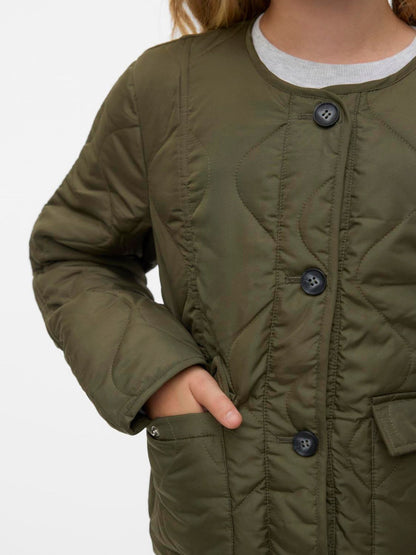 Dsiney Kidz - VERO MODA Green Quilted Jacket image 4