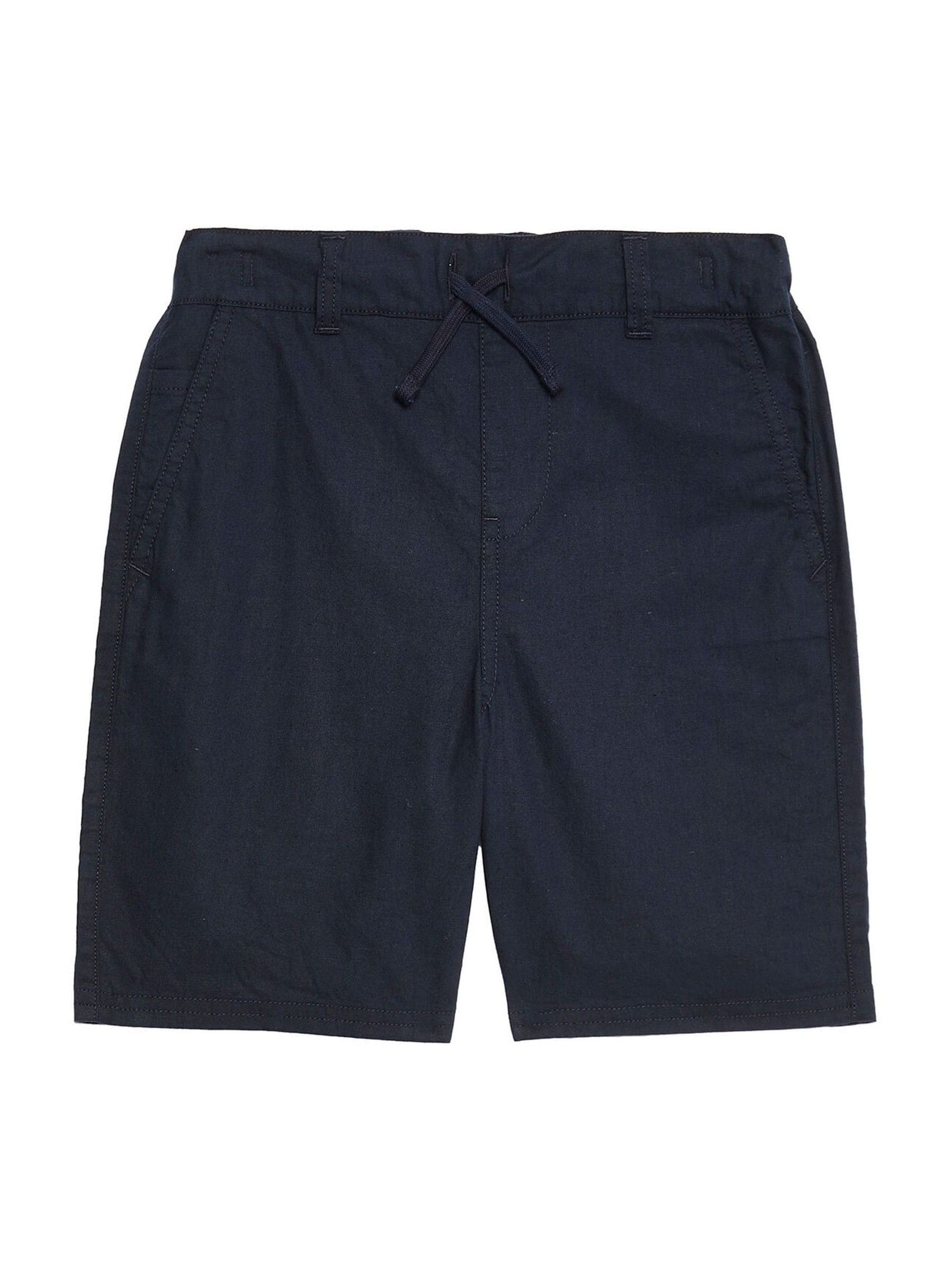 Dsiney Kidz - Lyle & Scott Blue Linen Blend Shorts image 5