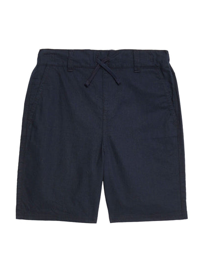Dsiney Kidz - Lyle & Scott Blue Linen Blend Shorts image 5