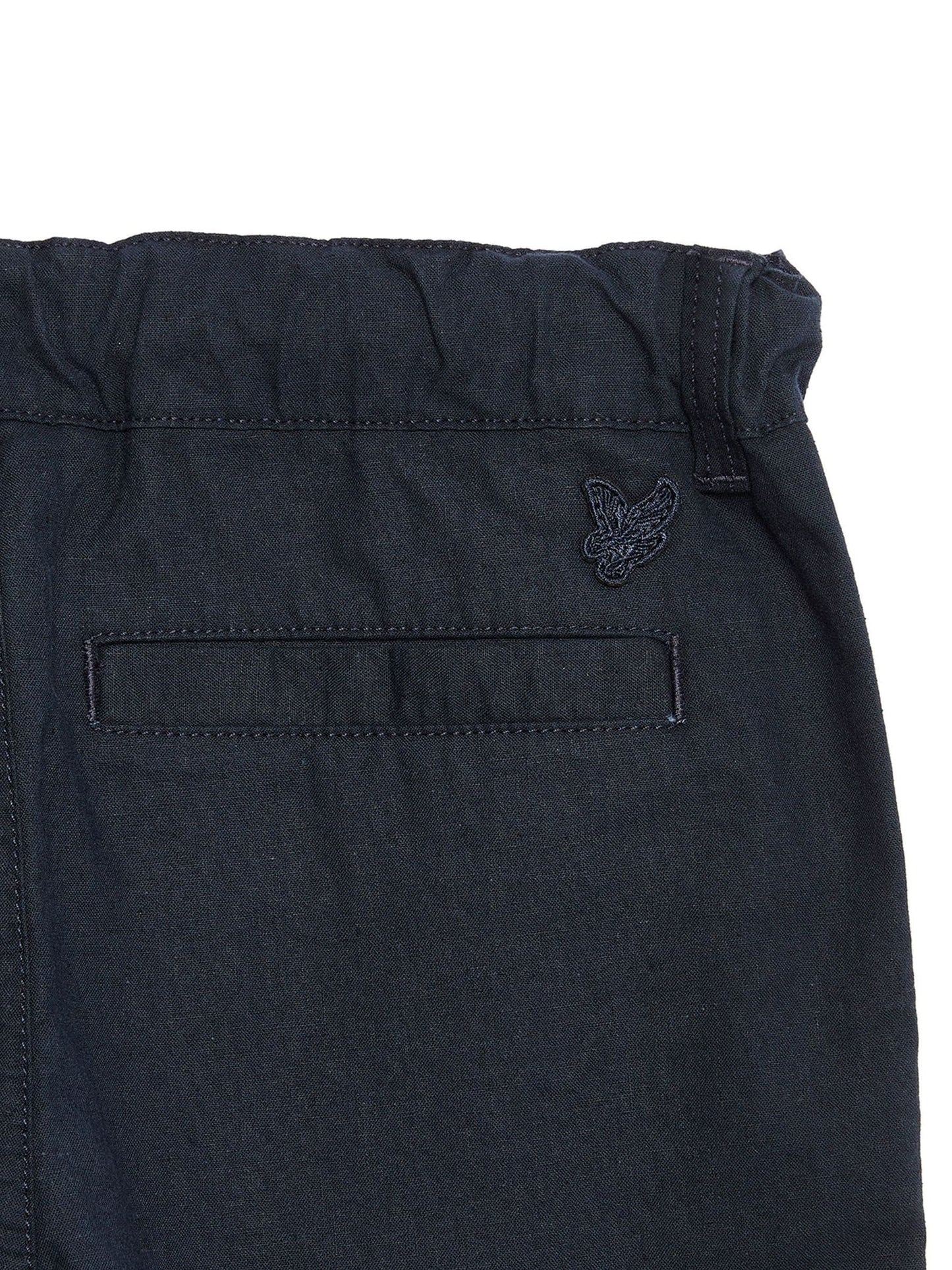 Dsiney Kidz - Lyle & Scott Blue Linen Blend Shorts image 6