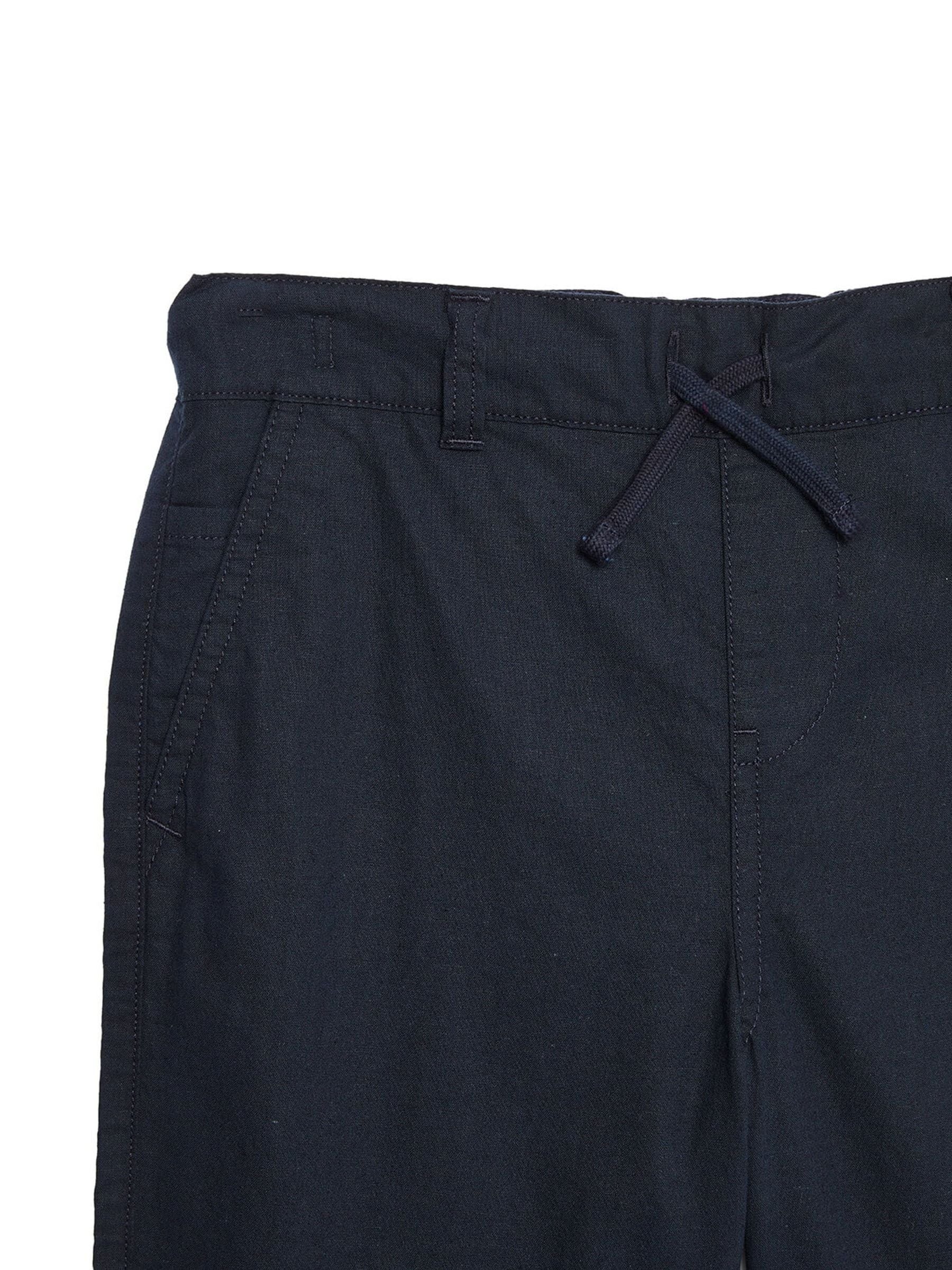 Dsiney Kidz - Lyle & Scott Blue Linen Blend Shorts image 7