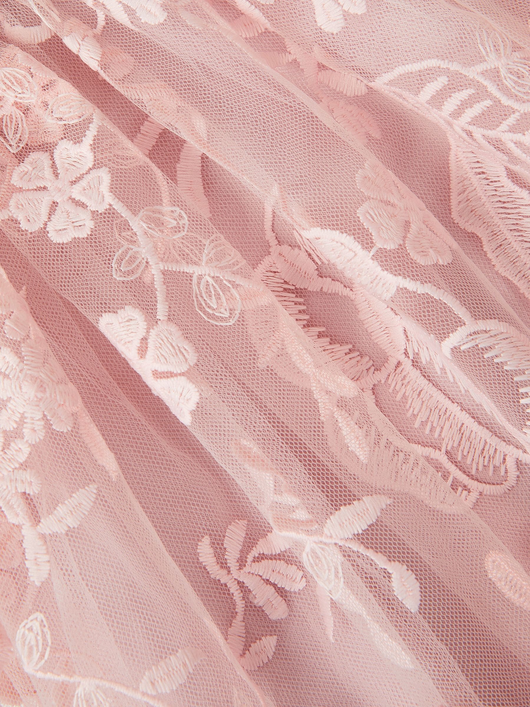 Monsoon Pink Montecarlo Floral Embroidered Party Dress image 4