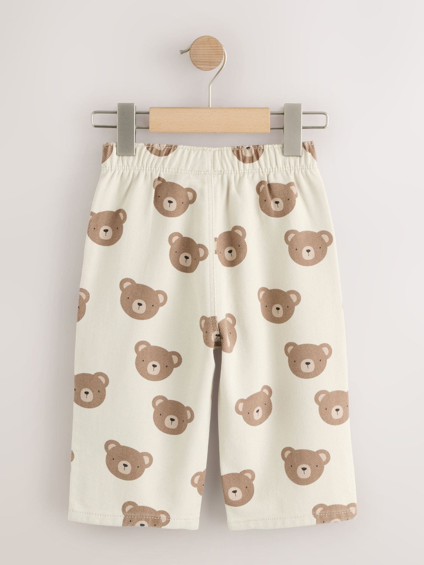 Dsiney Kidz - Brown Pull On Wide Leg Trousers 2 Pack (3mths-7yrs) image 3