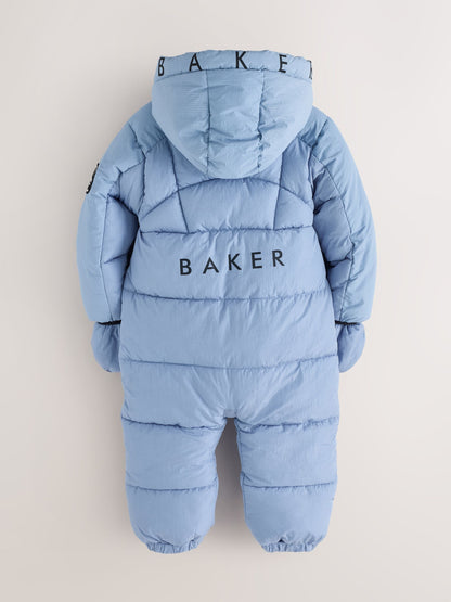 Baker by Ted Baker Blue Shower Resistant Padded Snowsuit - image 2