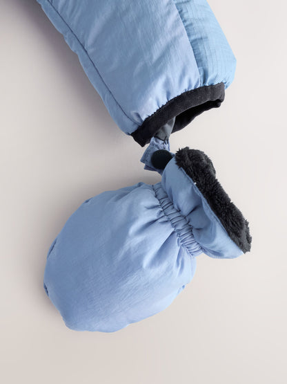 Baker by Ted Baker Blue Shower Resistant Padded Snowsuit - image 5