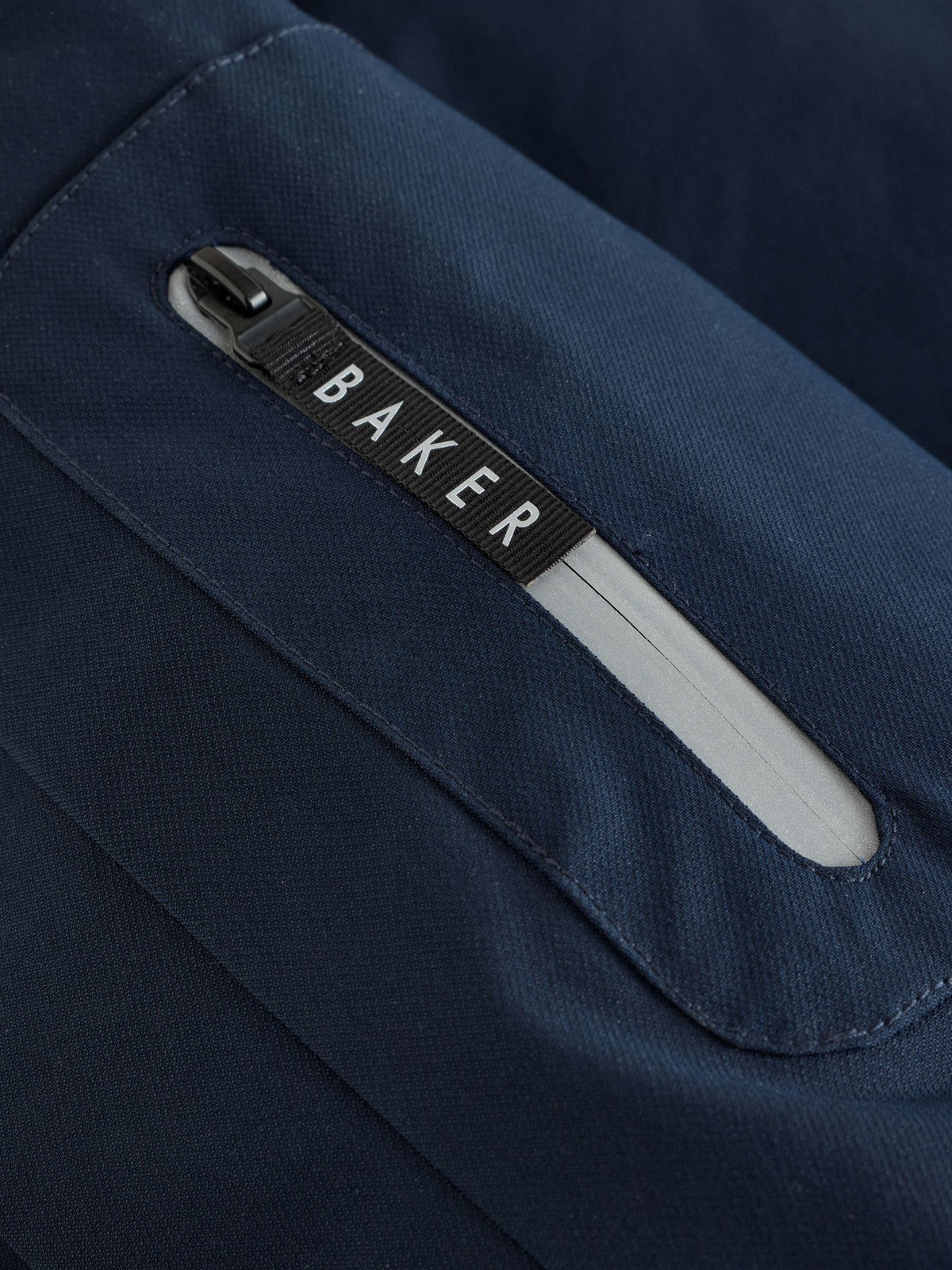 Baker by Ted Baker Navy Shower Resistant Parka Coat - image 10