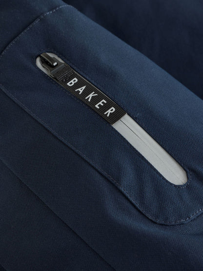 Baker by Ted Baker Navy Shower Resistant Parka Coat - image 10