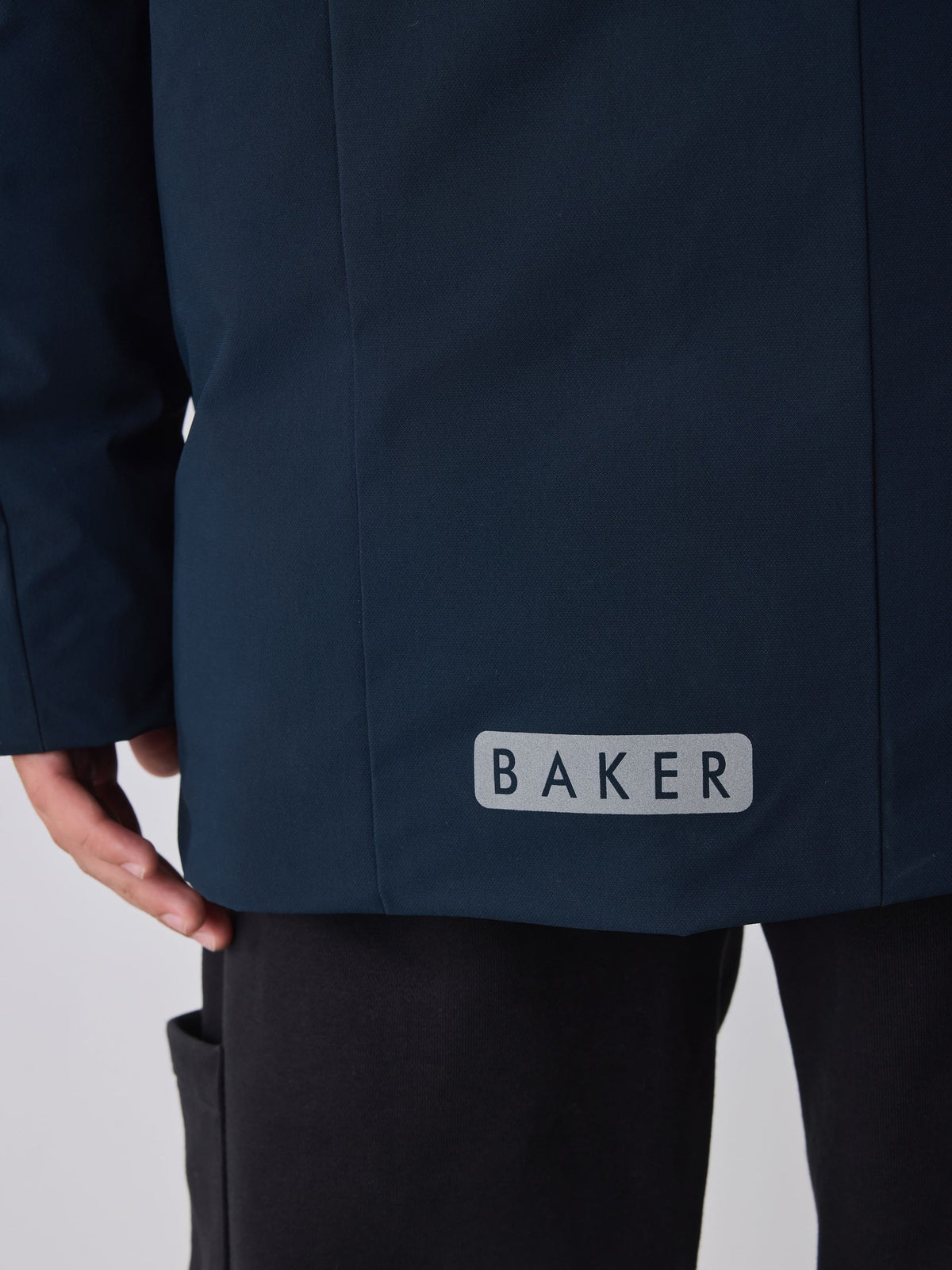 Baker by Ted Baker Navy Shower Resistant Parka Coat - image 6