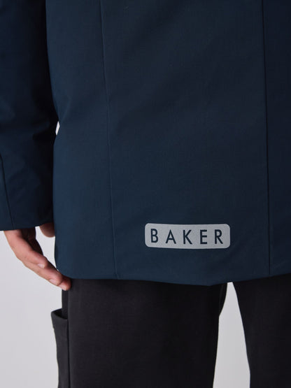 Baker by Ted Baker Navy Shower Resistant Parka Coat - image 6