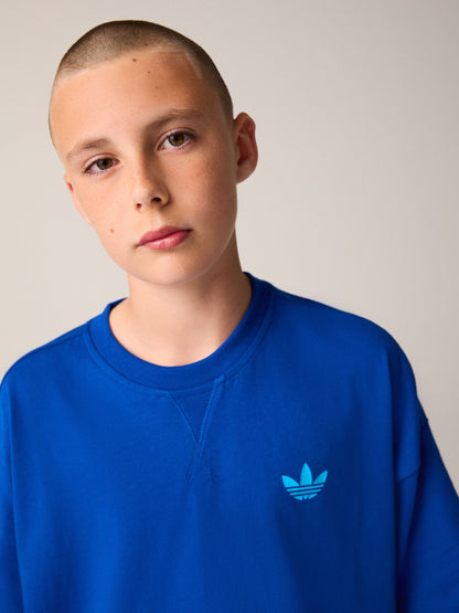 Dsiney Kidz - adidas Originals Blue Dinosaur Back Graphic T-Shirt image 3