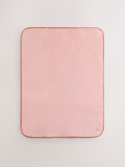 Pink Supersoft Fleece Baby Blanket - image 4