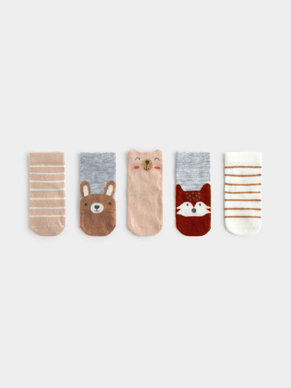 JoJo Maman Bébé Brown Animal Socks - image 2