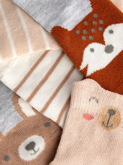 JoJo Maman Bébé Brown Animal Socks - image 4