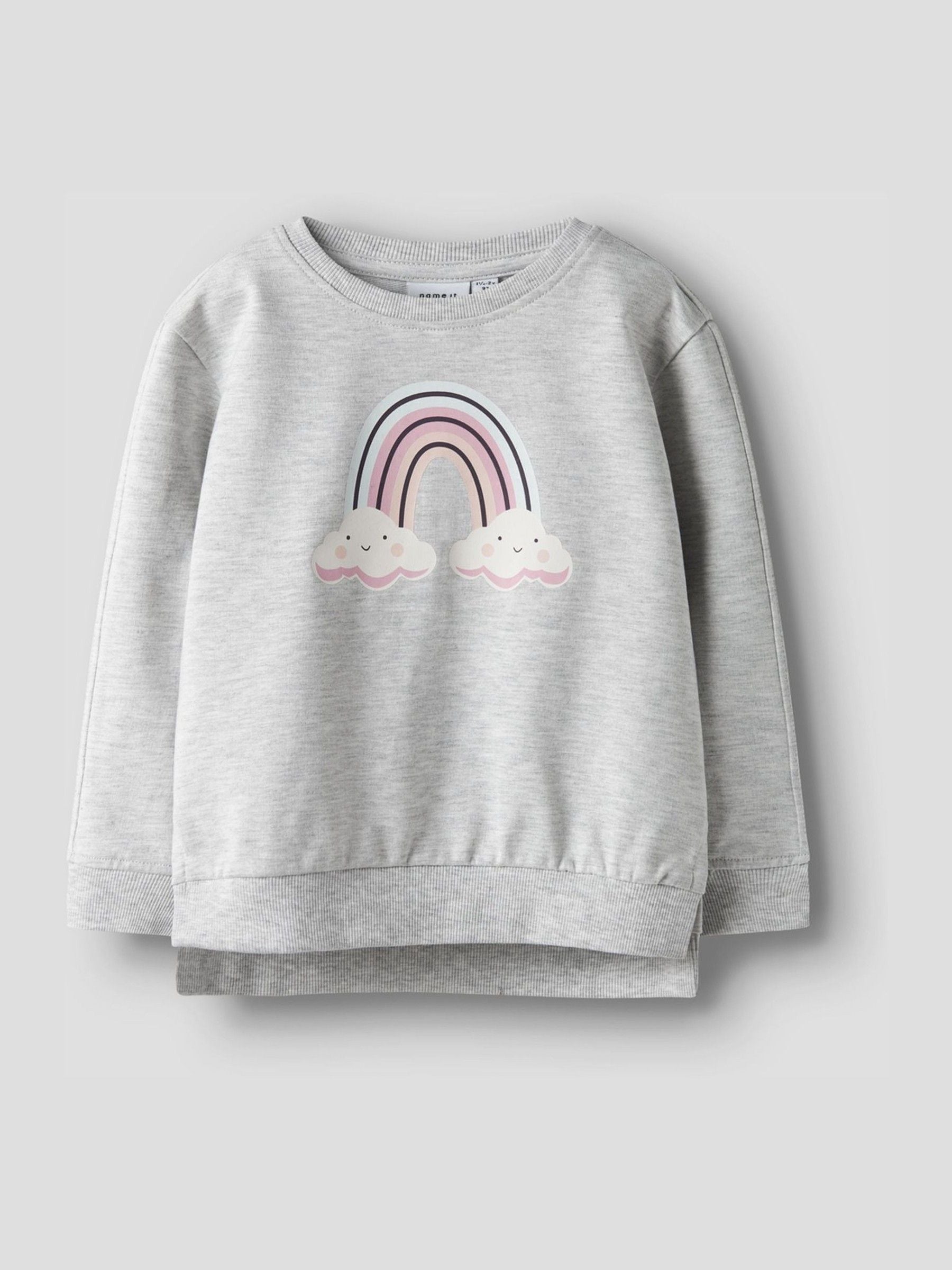 Name It Grey Rainbow Sweat Top and Leggings Set image 2