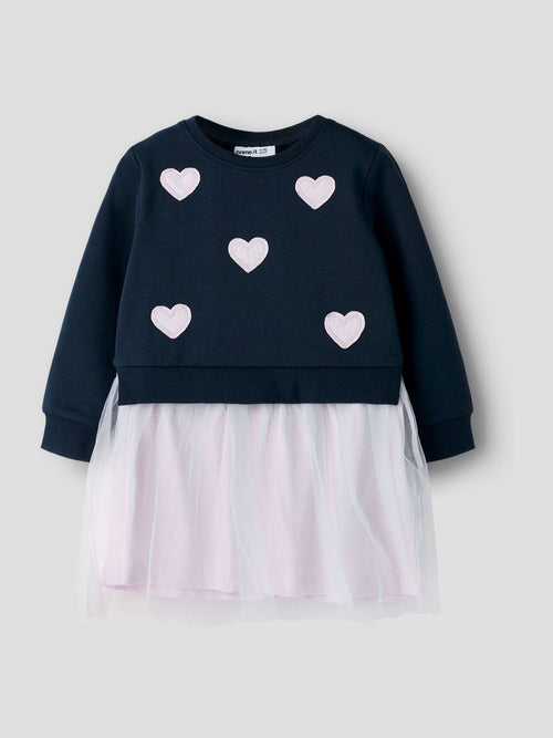 Dsiney Kidz - Name It Navy/Lilac Sweat Tulle Party Dress image 1
