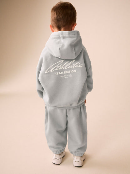 Dsiney Kidz - Grey Back Print Hoodie and Joggers Set (3mths-7yrs) image 3