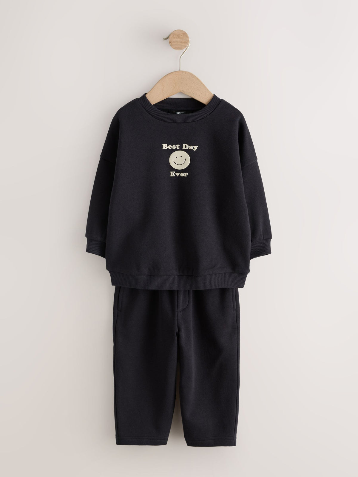 Dsiney Kidz - Black Back Print Crew Neck Joggers Set (3mths-7yrs) image 6