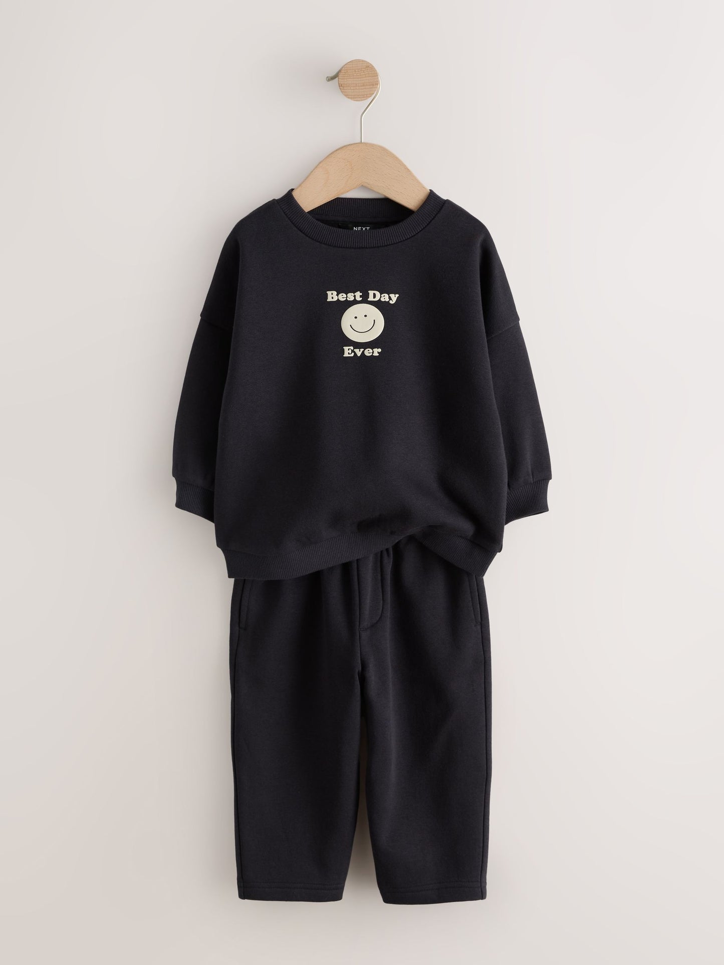 Dsiney Kidz - Black Back Print Crew Neck Joggers Set (3mths-7yrs) image 7