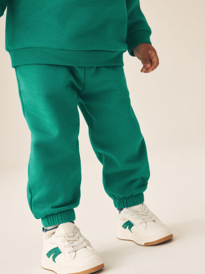 Dsiney Kidz - Bright Green Single Printed Crew Neck Sweat Top & Joggers Set (3mths-7yrs) image 4