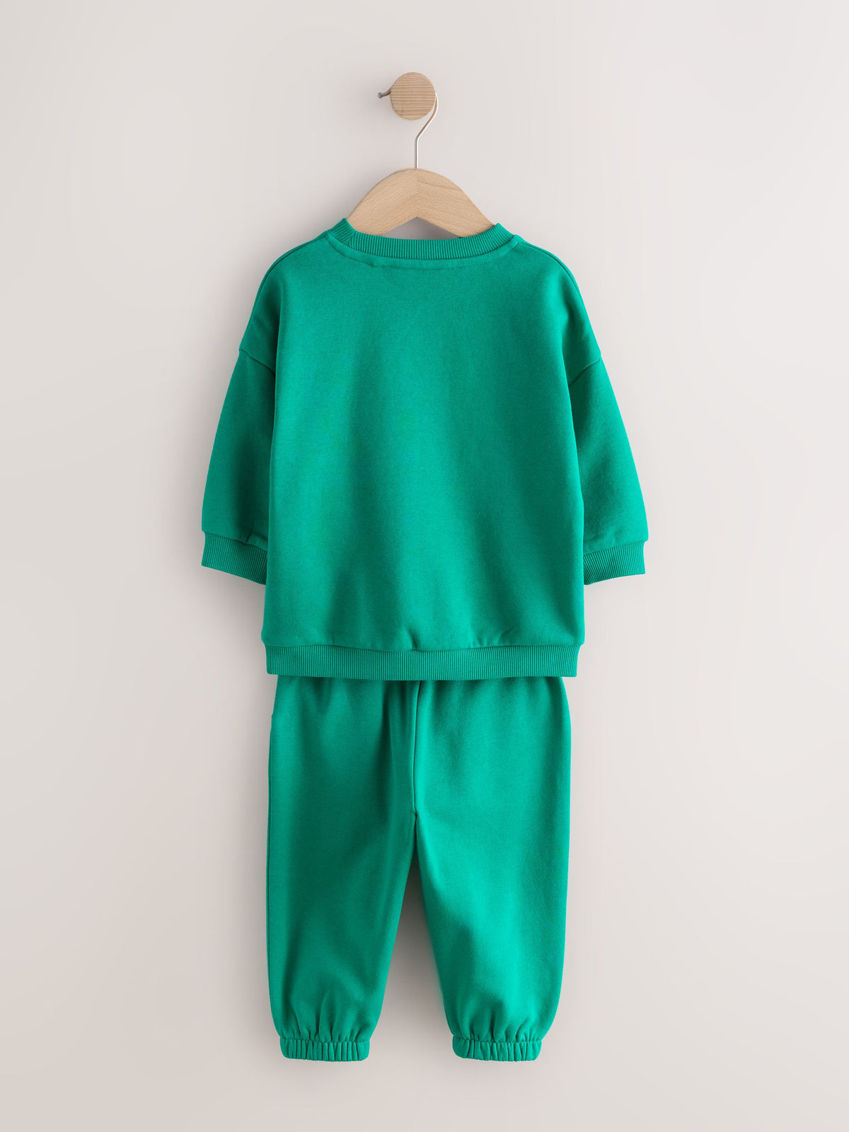 Dsiney Kidz - Bright Green Single Printed Crew Neck Sweat Top & Joggers Set (3mths-7yrs) image 7