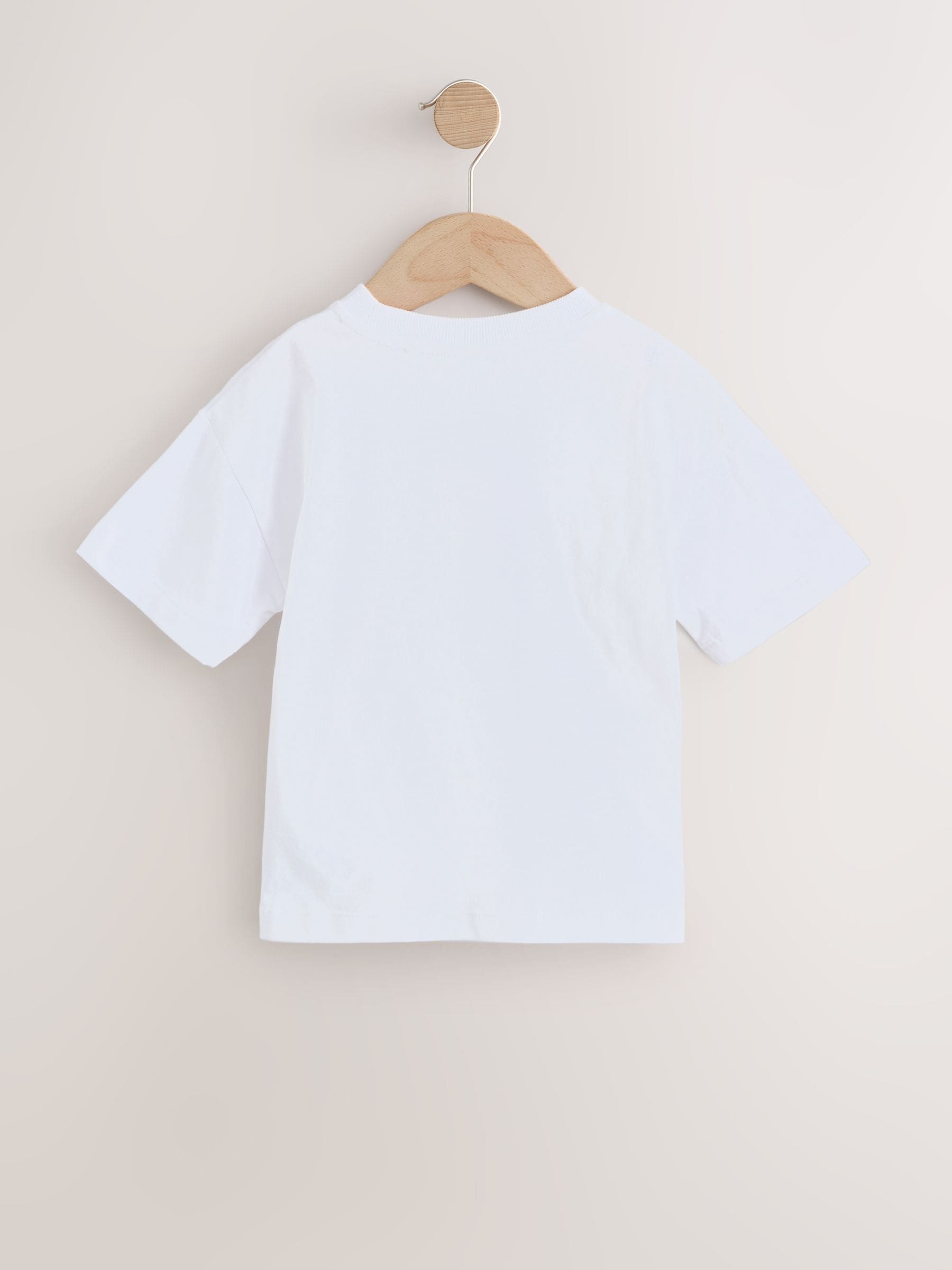 White Short Sleeve Small Graphic T-Shirt (3mths-8yrs) image 6