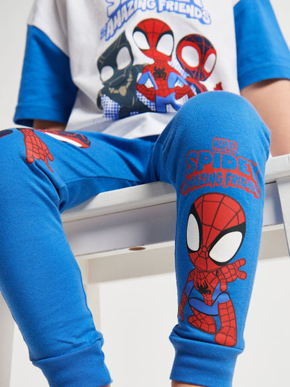 Dsiney Kidz - Brand Threads Blue Spidey and Friends Long Leg Pyjamas image 4