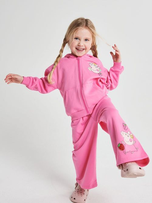 Brand Threads Pink Peppa Pig Joggers Set image 1
