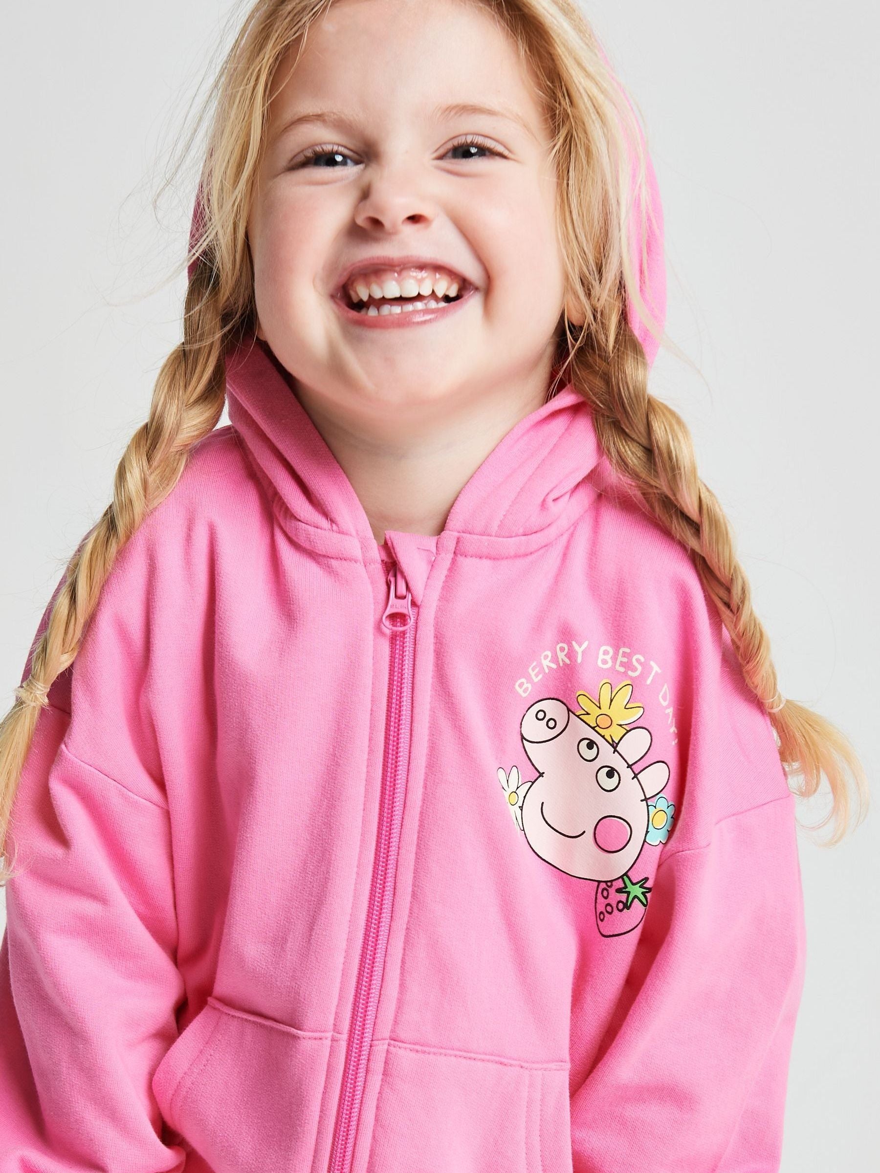 Brand Threads Pink Peppa Pig Joggers Set image 3