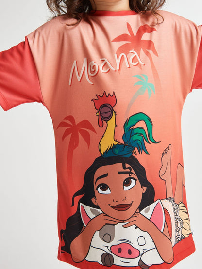 Brand Threads Pink Moana Girls Nightie - image 3