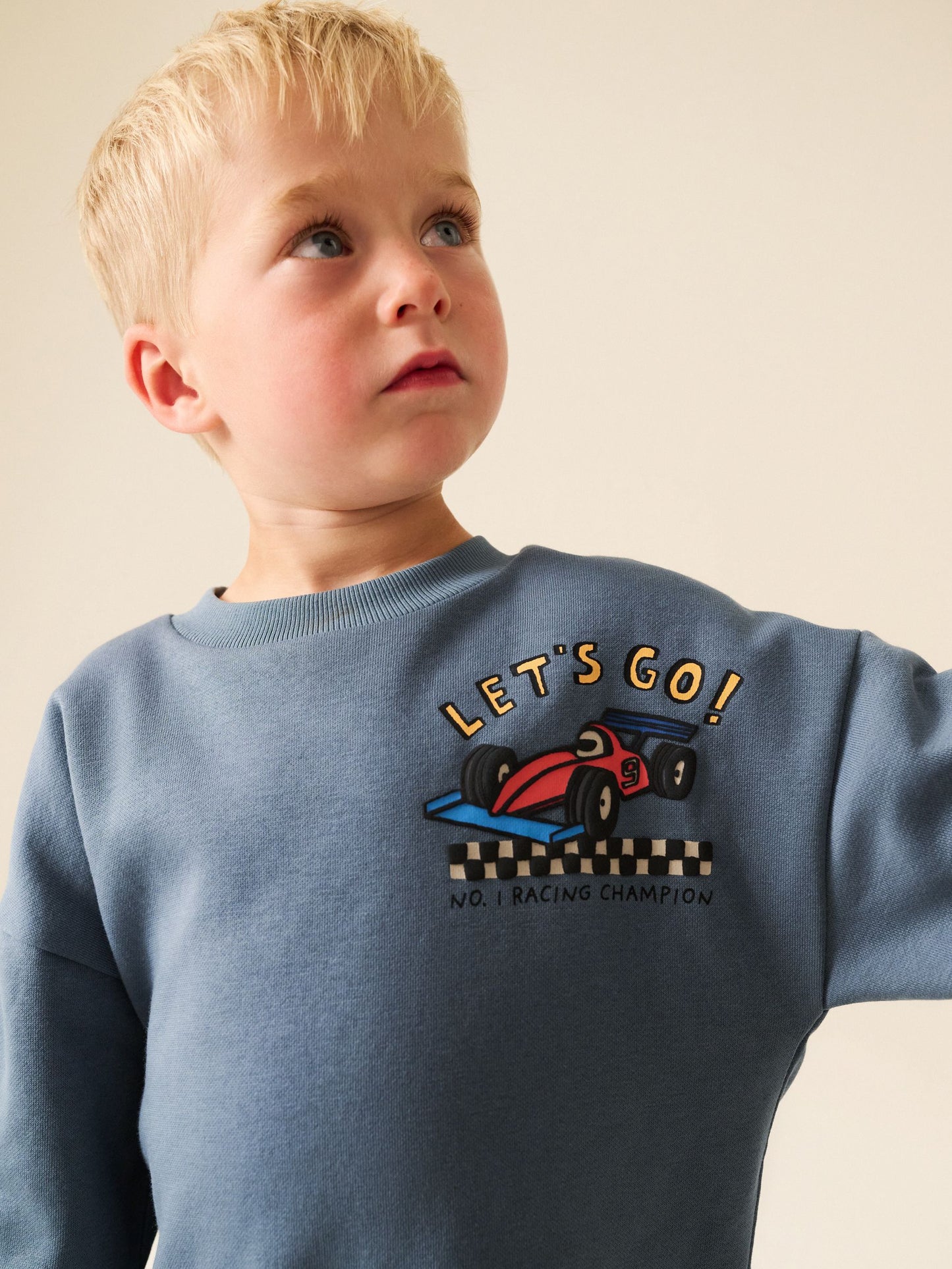 Dsiney Kidz - Grey Back Printed Crew Neck Sweat Top (3mths-7yrs) image 4