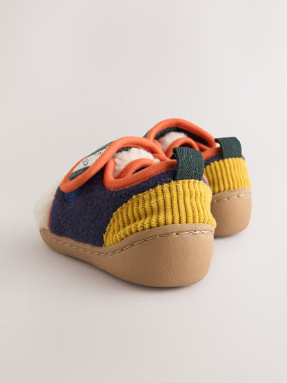 Dsiney Kidz - Neutral Colourblock Touch Fastening Cupsole Slippers image 4