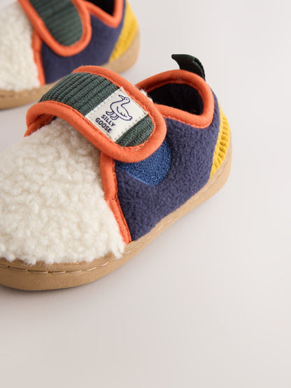 Dsiney Kidz - Neutral Colourblock Touch Fastening Cupsole Slippers image 5