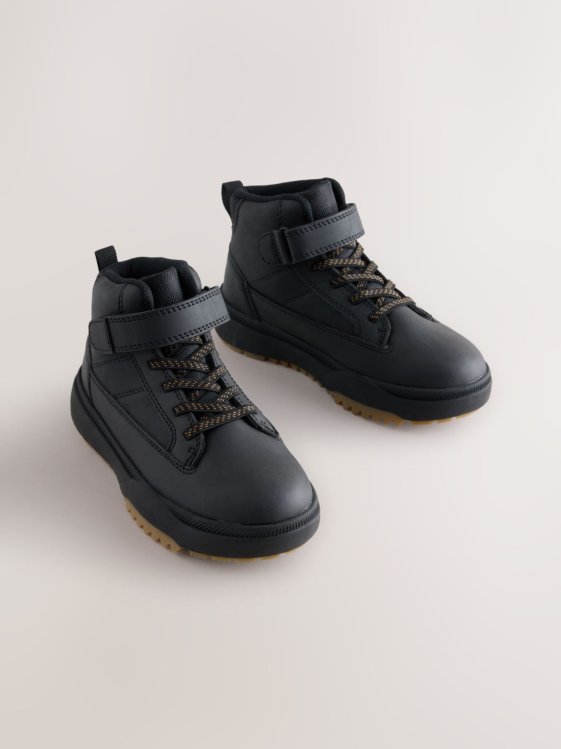 Black Thinsulate Lined Waterproof High Top Boots image 1