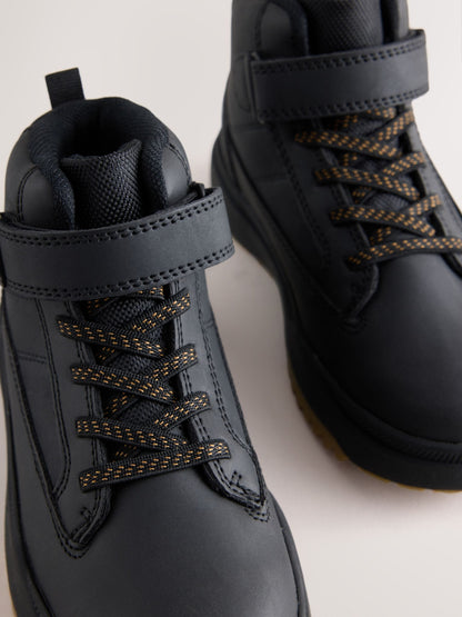 Black Thinsulate Lined Waterproof High Top Boots image 3