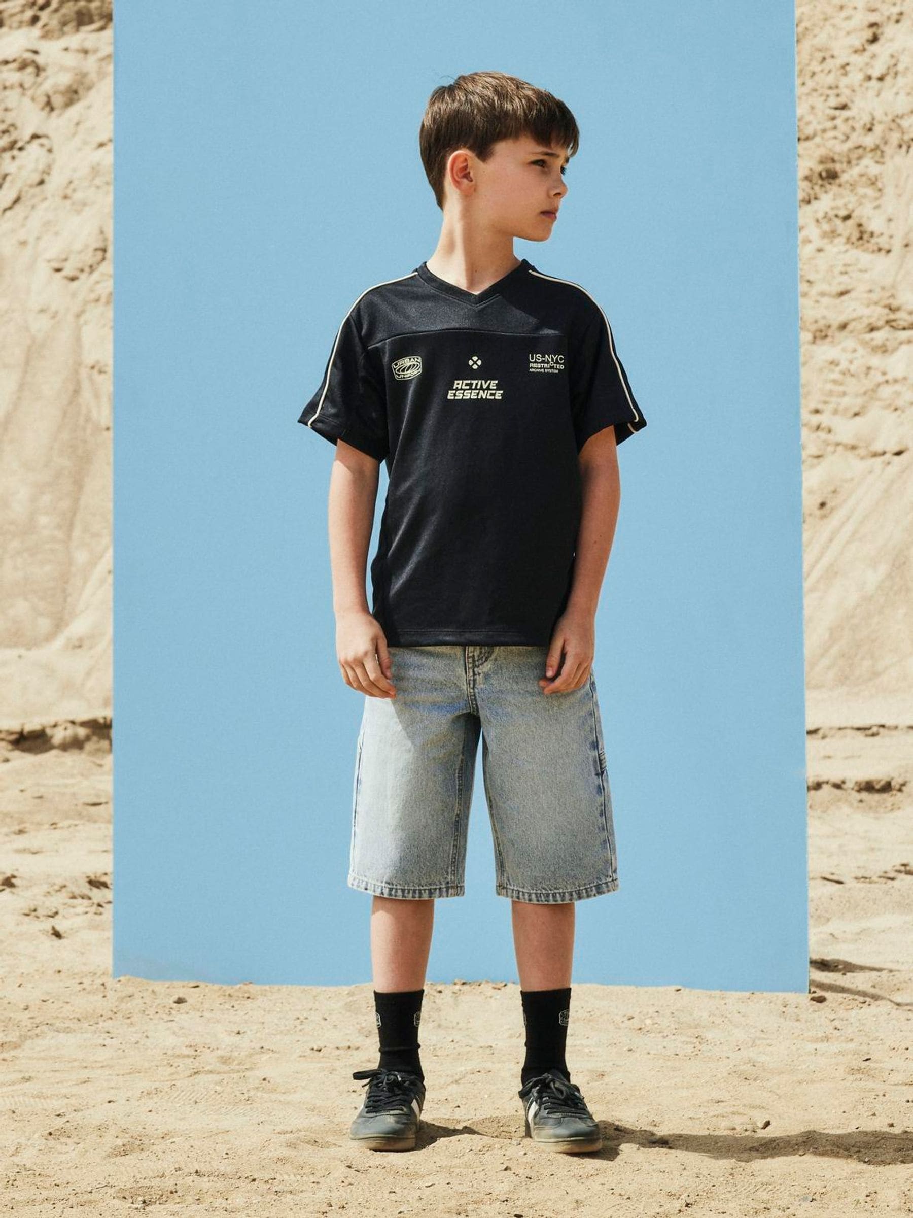 Dsiney Kidz - Name It Blue Denim Bermuda Shorts image 1