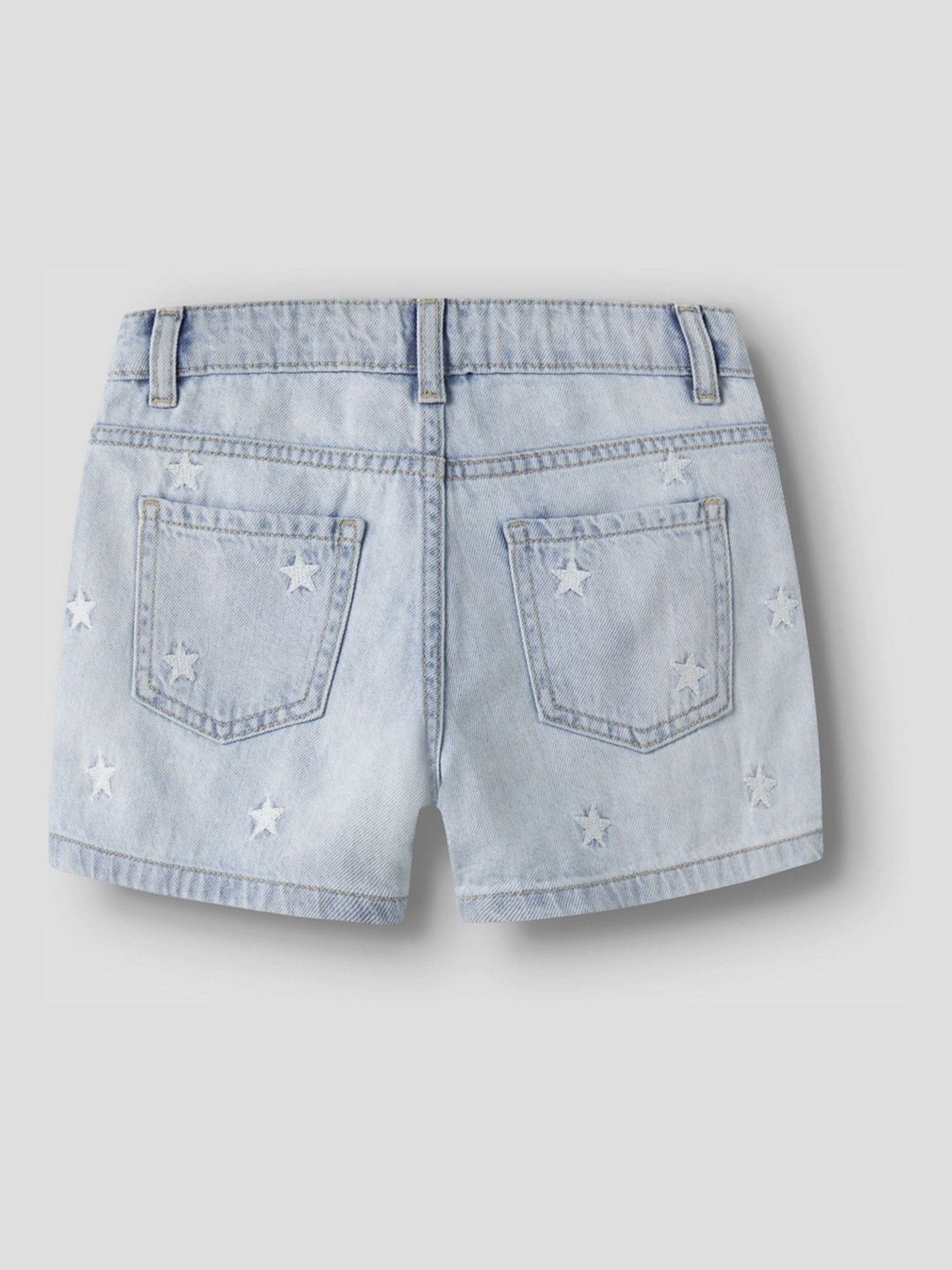 Dsiney Kidz - Name It Blue Star Embroided Denim Shorts image 2