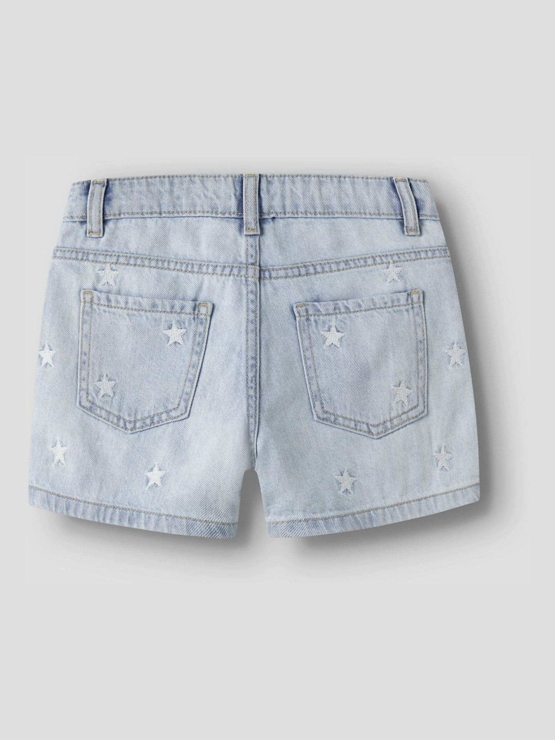 Dsiney Kidz - Name It Blue Star Embroided Denim Shorts image 2