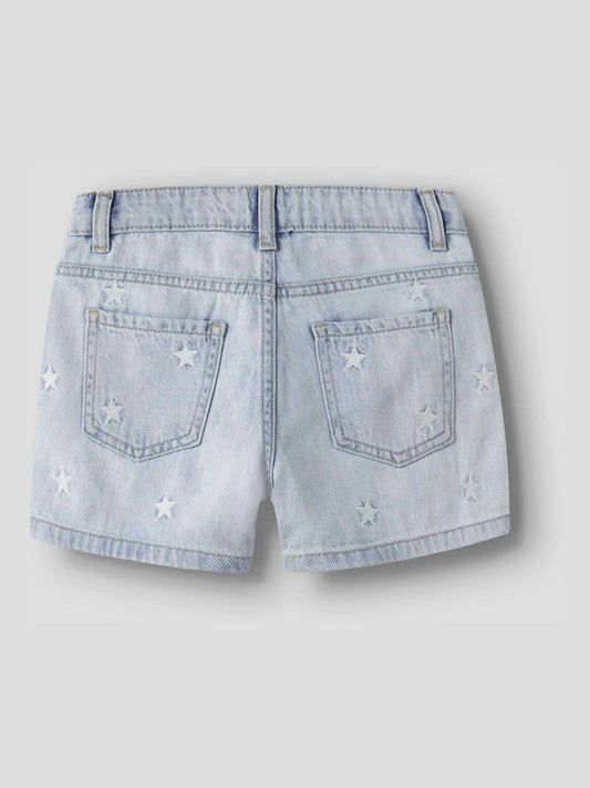 Dsiney Kidz - Name It Blue Star Embroided Denim Shorts image 2