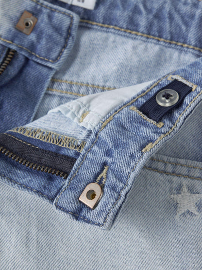 Dsiney Kidz - Name It Blue Star Embroided Denim Shorts image 3