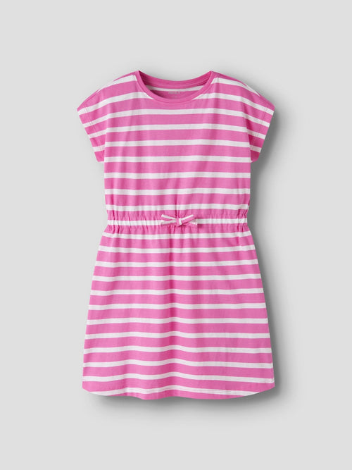 Dsiney Kidz - Name It Pink Striped Sleeveless Tie Waist Dress image 1