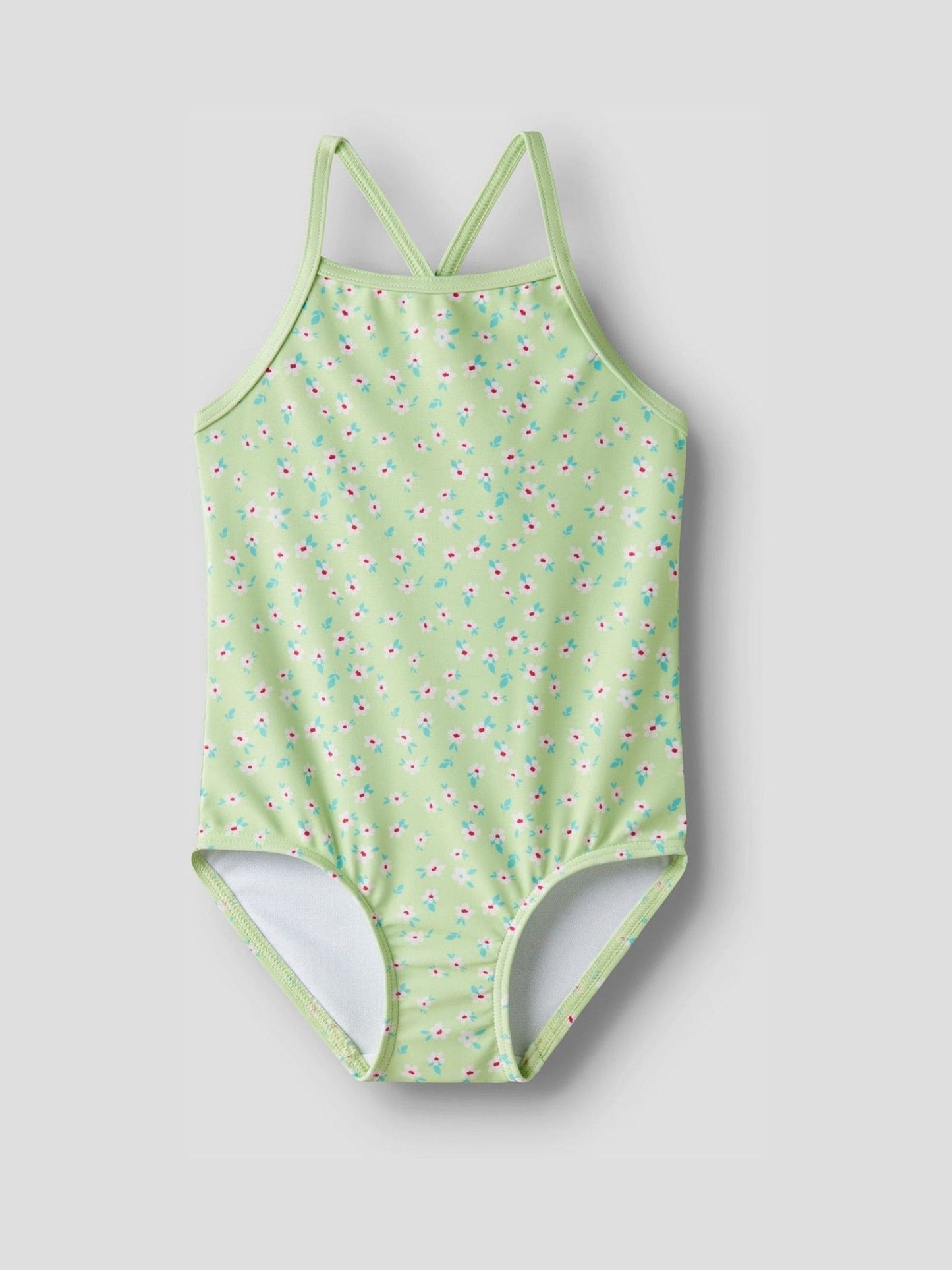Name It Green Cross Strap Swimsuit image 1
