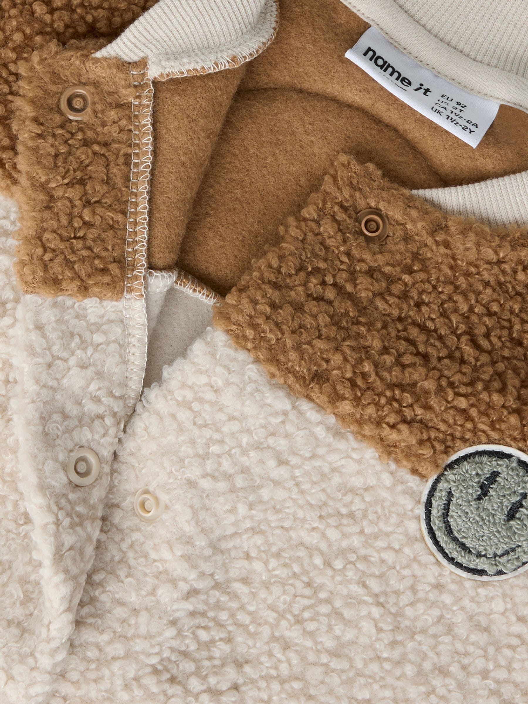 Dsiney Kidz - Name It Cream Smiley Teddy Jacket image 3