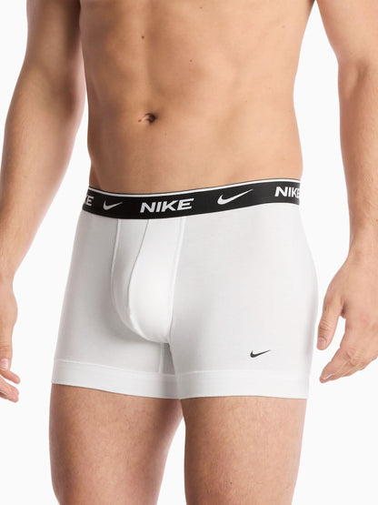 Dsiney Kidz - Nike Black/Grey/White Essential Cotton Stretch Boxer Trunks 3 Pack image 2